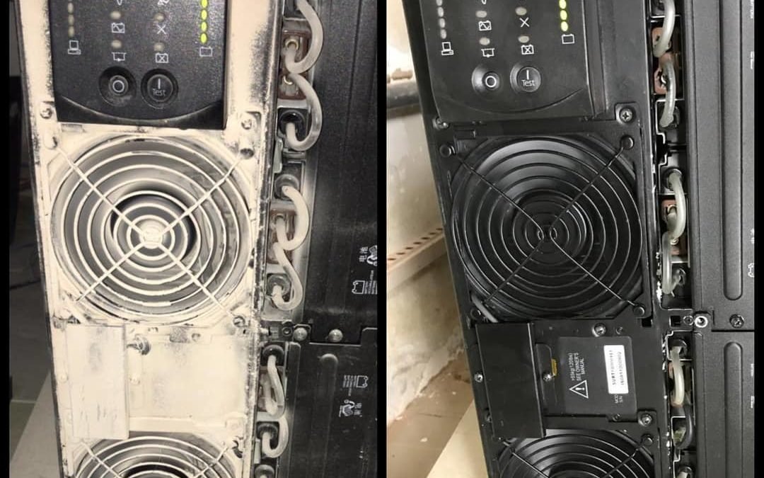 Limpeza em Nobreak APC